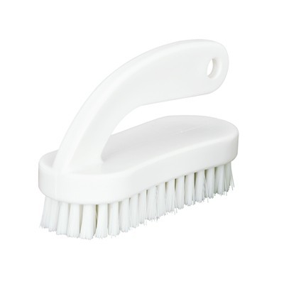 114181R: Hygiënische nagelborstel met handgreep - WIT