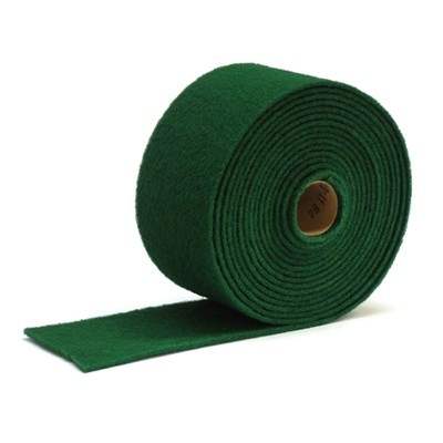 130493: Schuurlapjes op rol - 10 m x 17 cm - GROEN