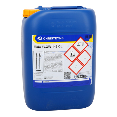 230106: Mida Flow 142 CL - 22 kg (BE: 7415B - Dit product is een biocide ingedeeld in het gesloten circuit,