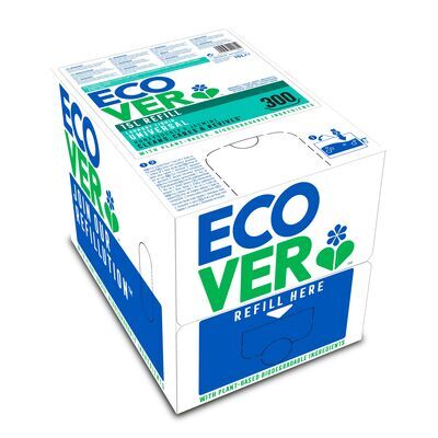 283009: Ecover Vloeibaar wasmiddel - 15 l - bag-in-box - 11 talen