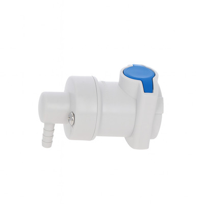 283439: Koppelstuk Bag-in-Box - 6 mm aansluting - BLAUW