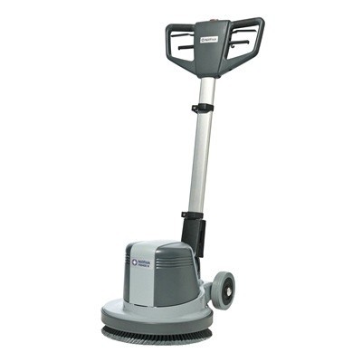 56380061: Nilfisk FM400 D-Duospeed - 1100/1500W - 185/370 t/m - Ø 43 cm / 17".
exclusief padhouder en borstel