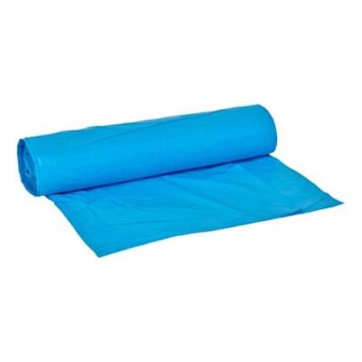 620090: HD zak - 90 x 120 cm - T40 - 195 l - BLAUW - rol 20 stuks