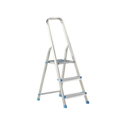 666304: Huishoudtrap Excelsior 2 + 1 treden - 61 cm - 3,6 kg