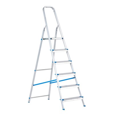 666306: Huishoudtrap Excelsior 5 + 1 treden - 125 cm - 6,9 kg