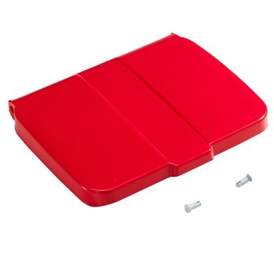 732036: Deksel met werkplanhouder - ROOD