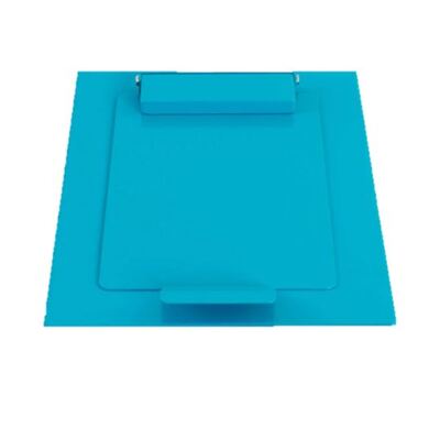 750094: Gesloten deksel voor Bomabin Select Modus - 60 l - BLAUW