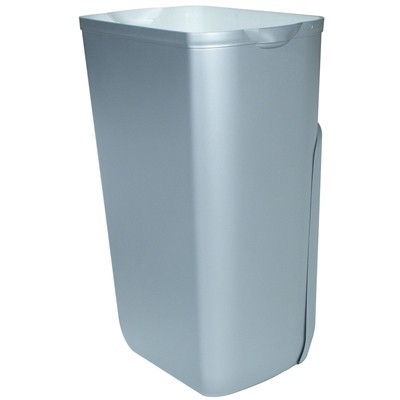 750176: Lago Wand-afvalbak - 43 l - STEEL - zonder deksel
