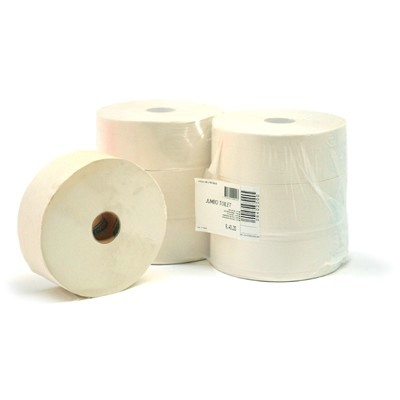 770011: Maxi Jumbo Toiletpapier - 2 laags - 380 m - 1900 vel - 6 rollen - 64020