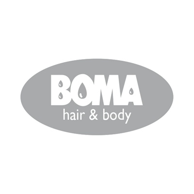 774894: Plaatje "BOMA hair & body" voor Absynth dispenser - GRIJS