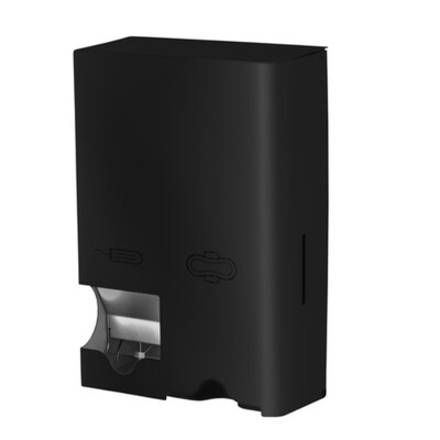 777119: Maandverband- & tampondispenser - RVS - ZWART