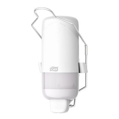 779085: Tork Dispenser vloeibare- en sprayzeep - elleboogbediening - WIT - 560101