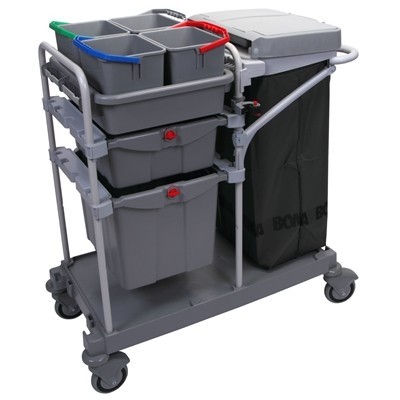 781054DRL: ConceptCar 1054 DRL - met rubberen fluisterwielen en lades met slot/sleutel