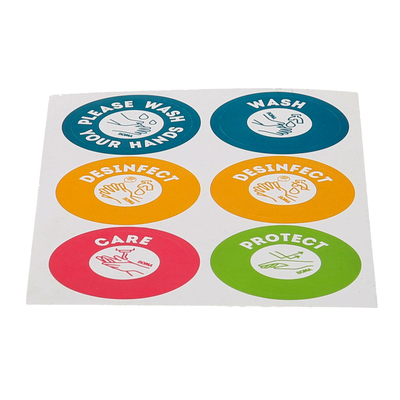 ST16: Sticker voor Admire handhygiënedispenser