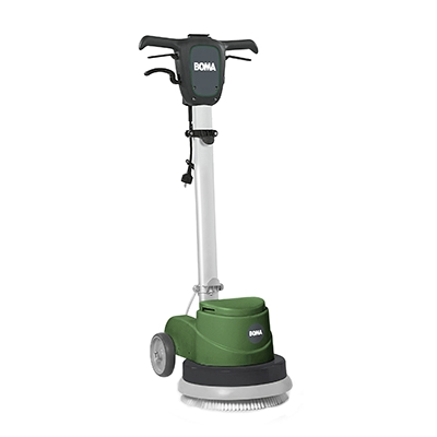 Low speed eenschijfsmachine BOMA Disco Low 33 - 160 t/min - exclusief padhouder en borstel - inclusief verlengsnoer EU plug - inclusief recupel