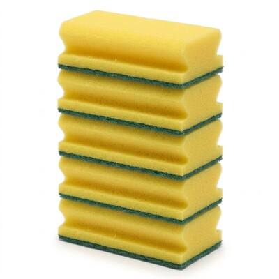 Schuurspons 13x7cm GE/GN 5st