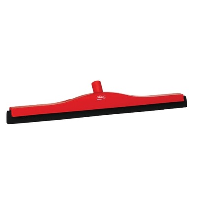Vikan floor squeegee - 600 mm - black rubber - RED