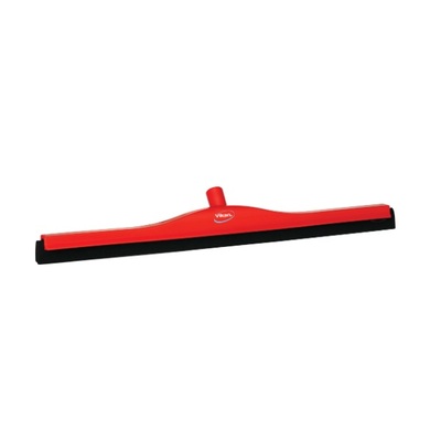 Vikan Vloertrekker - 700 mm - zwart rubber - ROOD