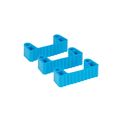 Vikan vervangrubbers voor ophangsysteem 3st - BLAUW
