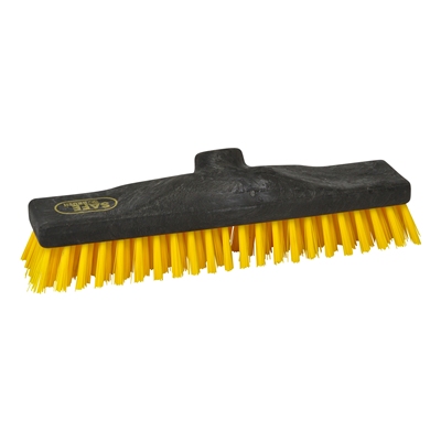 Industrial scrubbing broom - 30 cm - BLACK/YELLOW