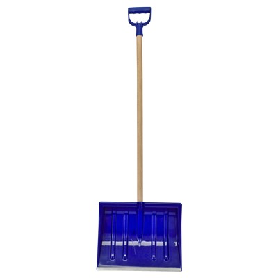 Plastic snow shovel