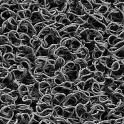 Spaghetti mat without backing - cut per metre, roll width 1.2 m - ANTHRACITE