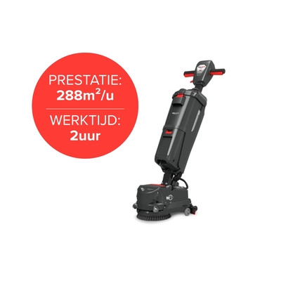 NCC220NX autolaveuse compacte avec NX batterie + chargeur