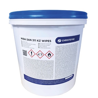 Mida San 311 KZ 1500 Wipes (BE: BE2021-0025-04-01 - This product is a biocide classified in the closed circuit)