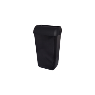 Afvalbak Zwart 25l 490x330x220mm