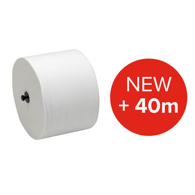 BIBOX Toilet Roll 2-Ply Tissue 100% Cellulose 1440 Sheets 140m 32 Roll