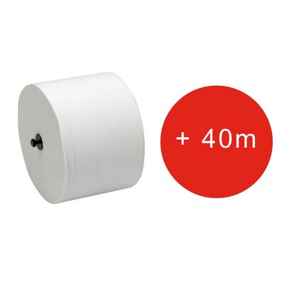 BIBOX Toilet Roll 2-Ply Tissue 100% Cellulose 1440 Sheets 140m 32 Roll