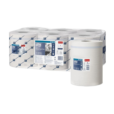 Tork reflex roll 2l plus blanc M4 150m 450 feuilles 6pcs - 473472