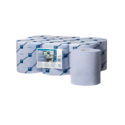 Tork reflex rol - 2 laags - blauw - M4 - 150 m - 450 vellen - 6 stuks - 473391
