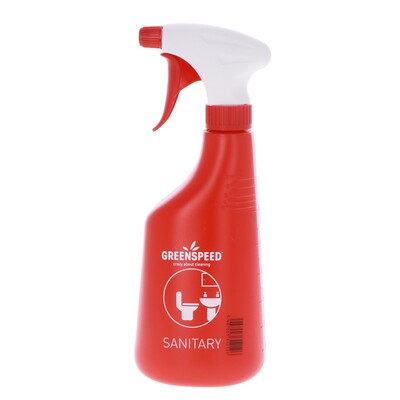 Greenspeed Sanitary spray bottle - 650 ml - RED