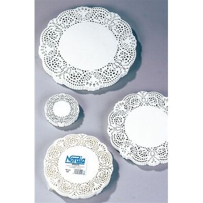 Kantje Rond Wit 21cm 250st