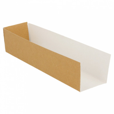 Snackbakje Kraft Open Karton L182xb47xh40mm 1200st - Inclusief FOST PLUS bijdrage