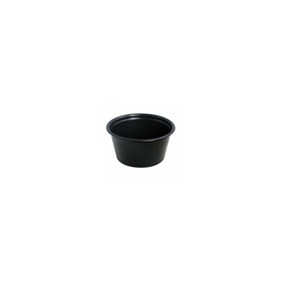 Sauspotje Pp Zwart 60ml Ø60,2x