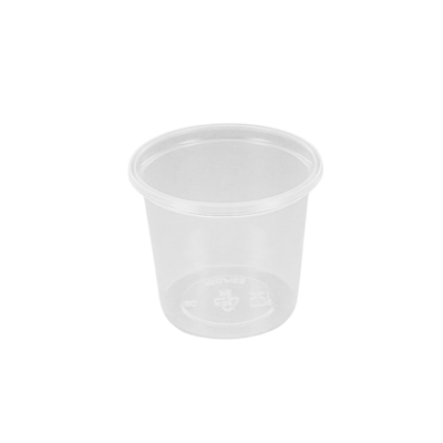 Sauspotje Rond Ps 125ml Transparant Ø70x59mm 3000st - Inclusief FOST PLUS bijdrage