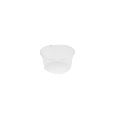 Sauce pot round rpp 80ml transparent ø70x35mm 1000pcs