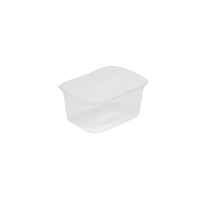 Rect. RPP Container 250cc NEW transp 108x81x50mm 1000pcs