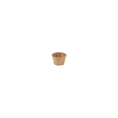 Sauspotje papier kraft 30ml ø44x27mm 2400st - Inclusief FOST PLUS bijdrage