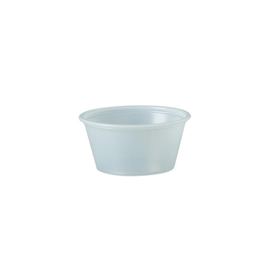 Round PS Sauce Pot 60ml Semi-Transp. Ø62x30mm 2500pcs