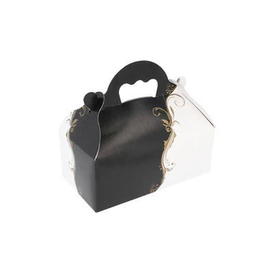 Pastry Box with Handle 100x180x70mm 6x50pcs