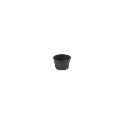 Sauspotje papier zwart 37ml ø50x31mm 2400st