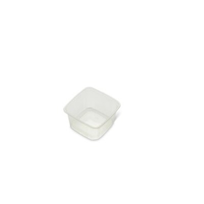 Square PP Container 500cc Transp. 115x115x64mm 500pcs