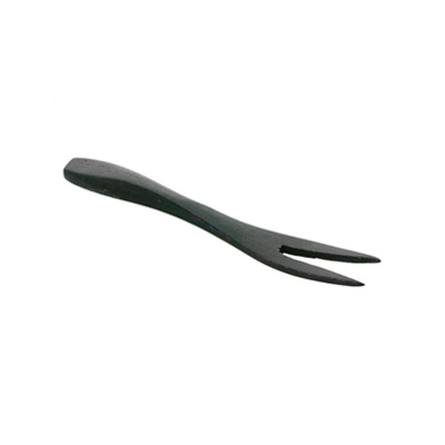 Mini vork bamboe zwart 90mm 50st