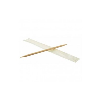 Cure-dents 2-pointes en bois emballé ind. 65mm 1000pcs