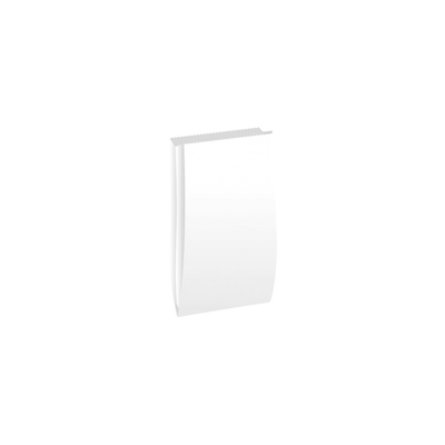 Sachet en kraft blanc p2 - 12 x (2 x 3.7) x 24/26 cm - 10kg