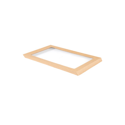 Deksel Voor Cateringdoos L +Pet 56,4x25,5x3cm 50st - Inclusief FOST PLUS bijdrage