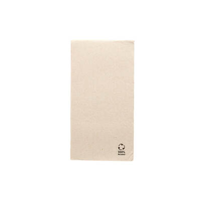 Dp Servet Eco Recycled - 40 x 40 cm - 8-fold - 1200 pcs - NATURAL